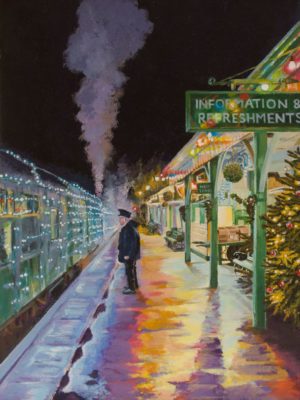 The Light Train at Platform 1 - Cards